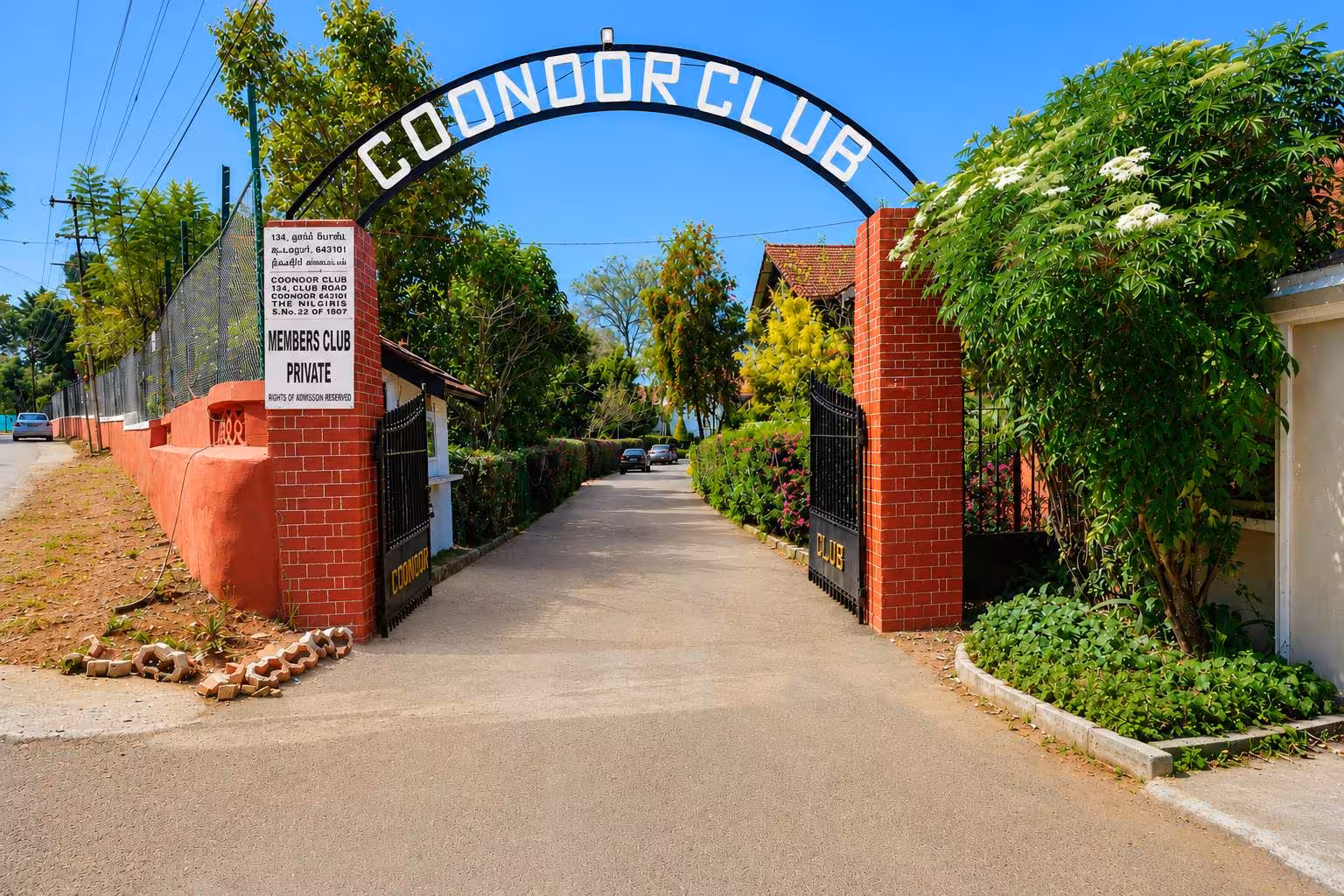 Coonoor Club Entrance